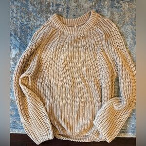 Free People Take Me Home Cotton Sweater